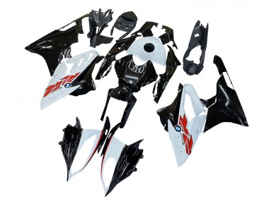 Großhandel BMW S1000RR Motorrad Verkleidung 2015-2016 - Weiss Schwarz Carbonfaser