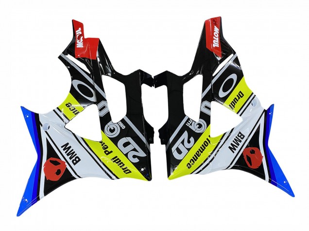 Großhandel BMW S1000RR Motorrad Verkleidung 2009-2014 - Blau Gelb Rot Schwarz Hai VR 46
