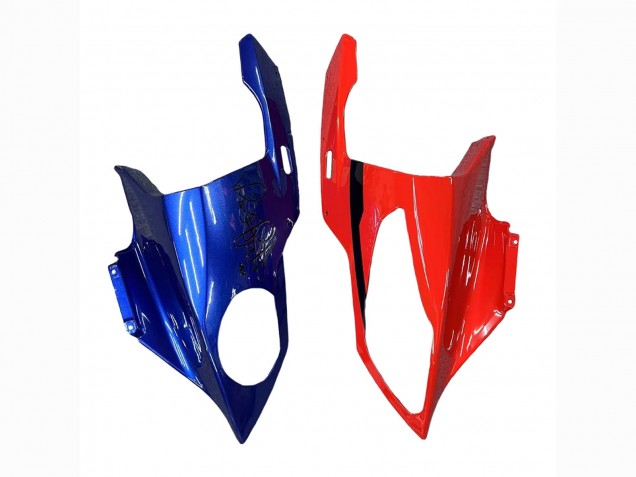 Großhandel BMW S1000RR Motorrad Verkleidung 2009-2014 - Rot Blau Gelb Hai