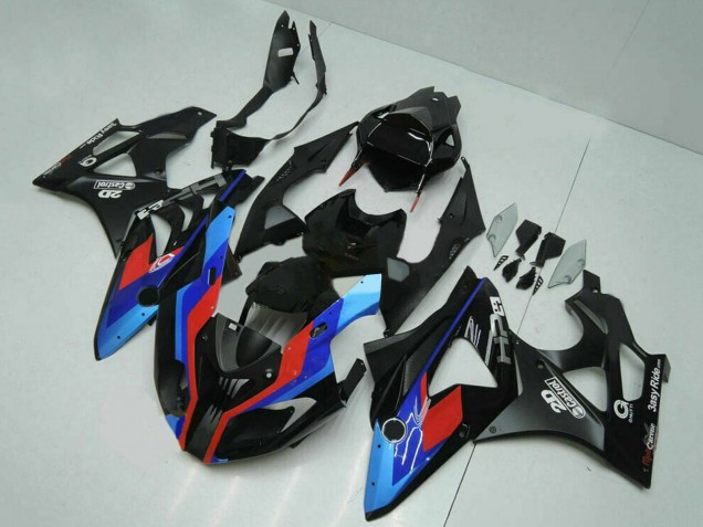 Großhandel BMW S1000RR Motorrad Verkleidung 2009-2014 - Blau Rot Matt Schwarz Castrol