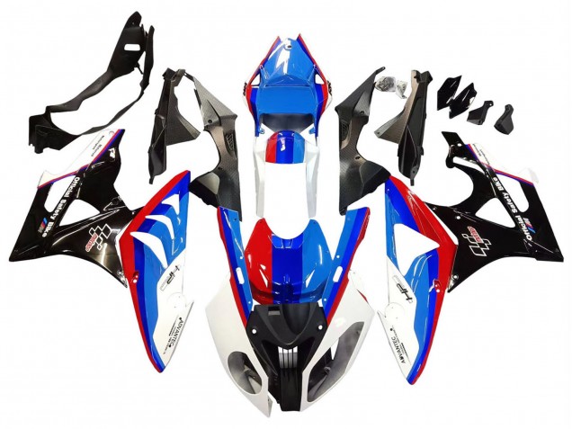 Großhandel BMW S1000RR Komplette Abs Verkleidung 2009-2014 - Weiss Rot Blau Glanzendes Schwarz