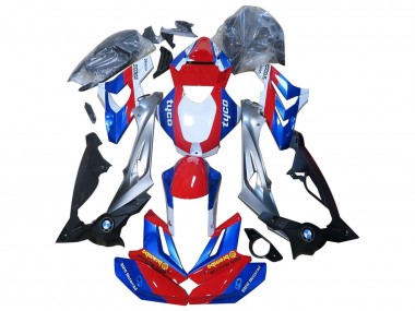 Großhandel BMW S1000R Motorrad Verkleidung 2014-2016 - Rot Blau