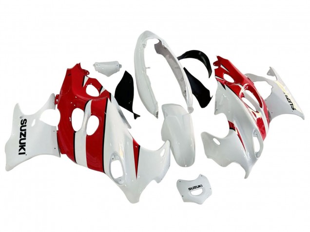 Großhandel Suzuki GSX600F/GSX750F Motorrad Verkleidung 2004-2006 - Weiss Rot