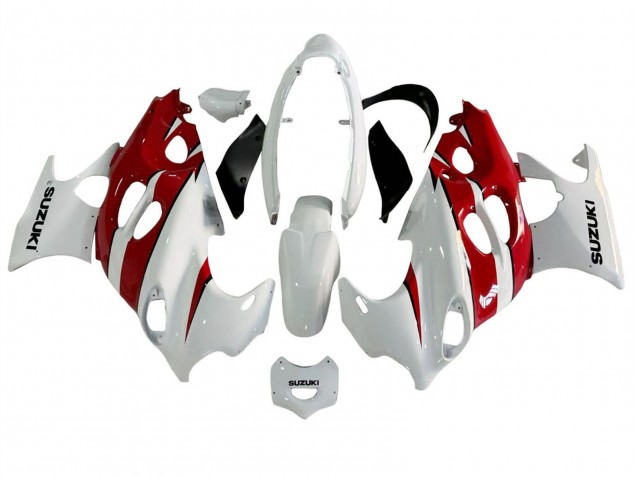 Großhandel Suzuki GSX600F/GSX750F Motorrad Verkleidung 2004-2006 - Weiss Rot