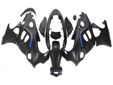 Großhandel Suzuki GSX600F/GSX750F Motorrad Verkleidung 2004-2006 - Matt Schwarz mit Blau Logo
