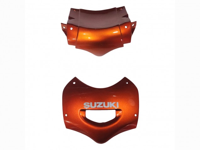 Großhandel Suzuki GSX600F/GSX750F Motorrad Verkleidung 2004-2006 - Burnt Orange Weiss Logo