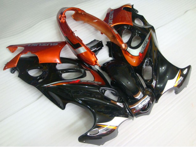 Großhandel Suzuki GSX600F/GSX750F Motorrad Verkleidung 2004-2006 - Glanzendes Schwarz Orange