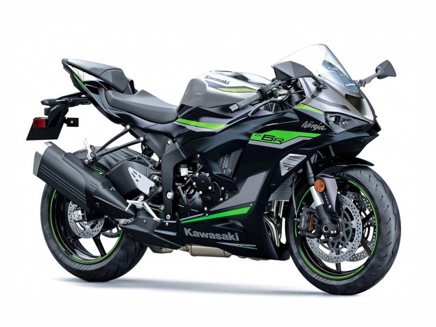 Großhandel Kawasaki ZX6R Motorrad Verkleidung 2023-2025 - Schwarz Grau Grun Ninja