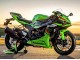 Großhandel Kawasaki ZX6R Motorrad Verkleidung 2023-2025 - Grun Schwarz