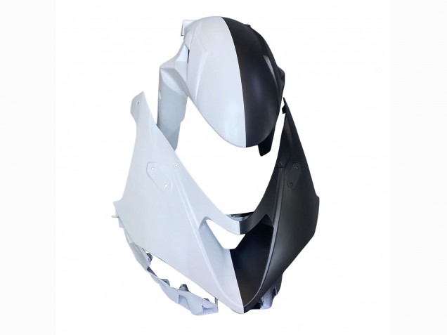 Großhandel Kawasaki ZX6R Motorrad Verkleidung 2023-2025 - Schwarz Weiss mit Blume