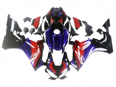Großhandel Honda CBR1000RR Motorrad Verkleidung 2017-2023 - Rot Blau Glanzendes Schwarz