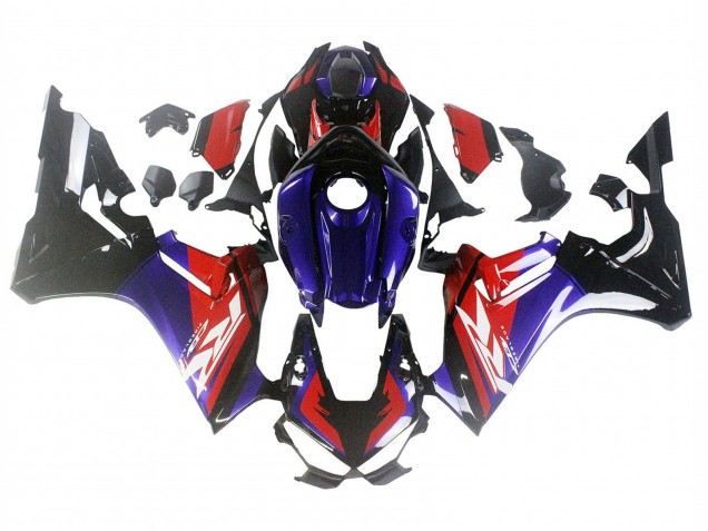Großhandel Honda CBR1000RR Motorrad Verkleidung 2017-2023 - Rot Blau Glanzendes Schwarz