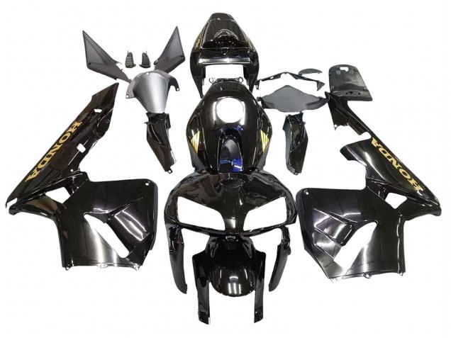 Großhandel Honda CBR600RR Motorrad Verkleidung 2005-2006 - Schwarz mit Gold Logo