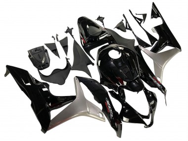 Großhandel Honda CBR600RR Motorrad Verkleidung Kit 2007-2008 - Silber Glanzendes Schwarz