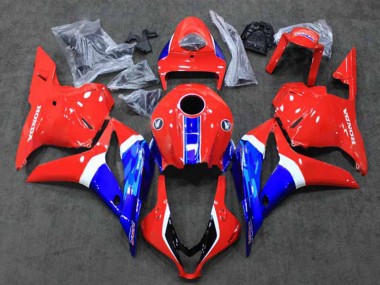 Großhandel Honda CBR600RR Motorrad Verkleidung 2009-2012 - Weiss Rot Blau HRC
