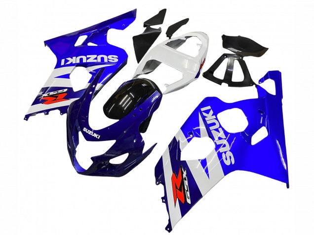 Großhandel Suzuki GSXR 600 / GSXR 750 Motorrad Verkleidung Kit 2004-2005 - Weiss Blau Schwarz Rot