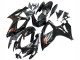 Großhandel Suzuki GSXR 600 / GSXR 750 Motorrad Verkleidung 2006-2007 - Glanzendes Schwarz Silber Rot