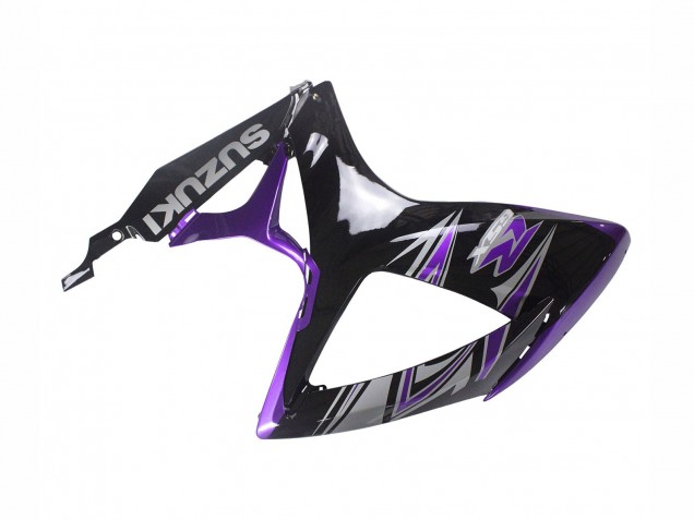 Großhandel Suzuki GSXR 600 / GSXR 750 Motorrad Verkleidung Kit 2006-2007 - Lila Glanzendes Schwarz