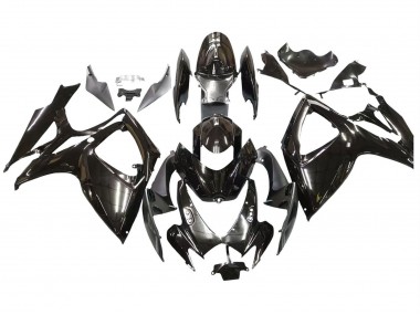 Großhandel Suzuki GSXR 600 / GSXR 750 Motorrad Verkleidung 2006-2007 - Glanzendes Schwarz