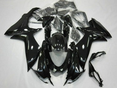 Großhandel Suzuki GSXR 600 / GSXR 750 Motorrad Verkleidung 2011-2024 - Glanzendes Schwarz