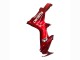 Großhandel Suzuki GSXR 600 / GSXR 750 Motorrad Verkleidung 2011-2024 - Rot Weiss Aufkleber