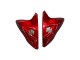 Großhandel Suzuki GSXR 600 / GSXR 750 Motorrad Verkleidung 2011-2024 - Rot Weiss Aufkleber