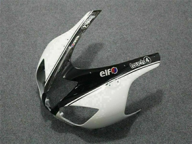 Großhandel Kawasaki ZX6R Motorrad Verkleidung 2007-2008 - Schwarz Weiss Elf