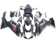 Großhandel Suzuki GSXR 600 / GSXR 750 Motorrad Verkleidung 2011-2024 - Schwarzes Carbonfaser Rot