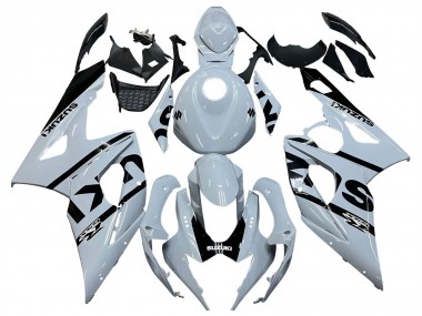 Großhandel Suzuki GSXR 1000 Motorrad Verkleidung 2005-2006 - Weiss Schwarz