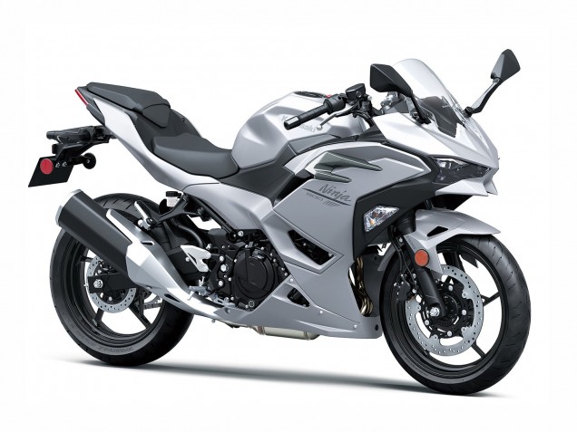 Großhandel Kawasaki Ninja 500 EX500R Motorrad Verkleidung 2024-2025 - Metallisch Silber Ninja