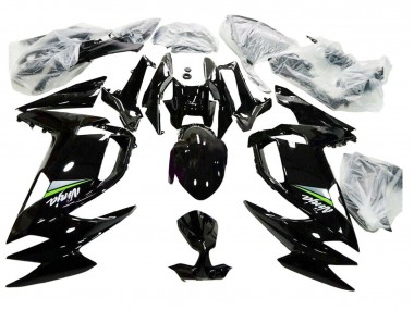 Großhandel Kawasaki Ninja 650 EX650 Motorrad Verkleidung 2020-2024 - Glanzendes Schwarz Grun
