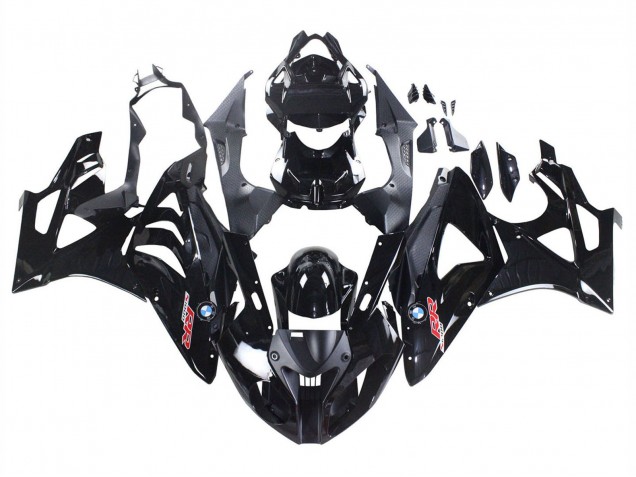 Großhandel BMW S1000RR Motorrad Verkleidung 2009-2014 - Glanzendes Schwarz
