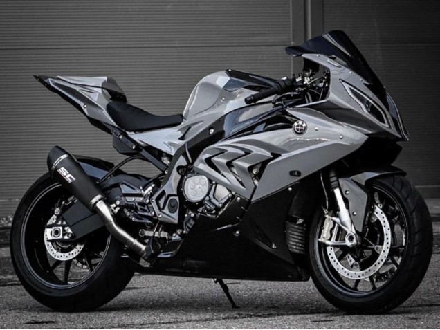 Großhandel BMW S1000RR Motorrad Verkleidung 2015-2016 - Grau Carbonfaser