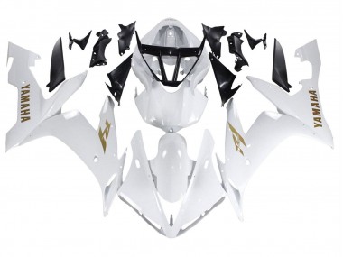 Großhandel Yamaha YZF 1000 R1 Motorrad Verkleidung 2004-2006 - Weiss Gold Aufkleber