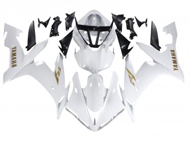 Großhandel Yamaha YZF 1000 R1 Motorrad Verkleidung 2004-2006 - Weiss Gold Aufkleber