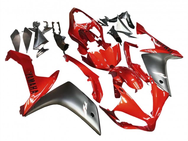 Großhandel Yamaha YZF 1000 R1 Motorrad Verkleidung 2007-2008 - Rot Matt Schwarz