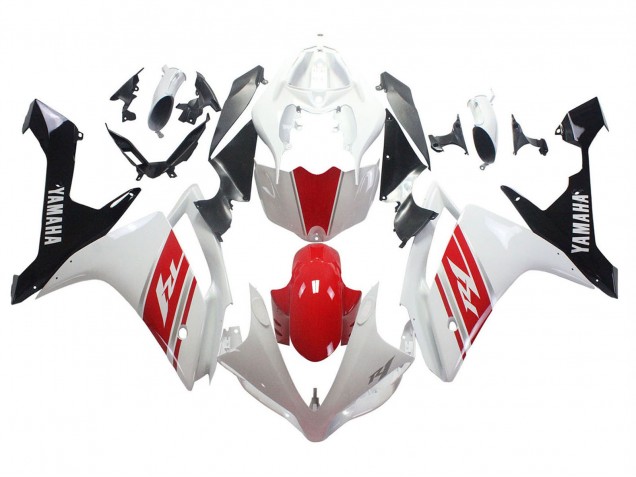 Großhandel Yamaha YZF 1000 R1 Motorrad Verkleidung 2007-2008 - Weiss Rot Schwarz