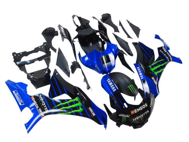 Großhandel Yamaha YZF 1000 R1 Motorrad Verkleidung 2015-2019 - Blau Matt Schwarz Grun Monster ENEOS