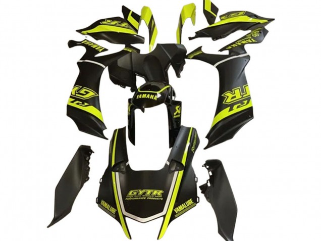 Großhandel Yamaha YZF 1000 R1 Motorrad Verkleidung 2020-2025 - Glanzendes Schwarz Fluoreszierendes Gelb