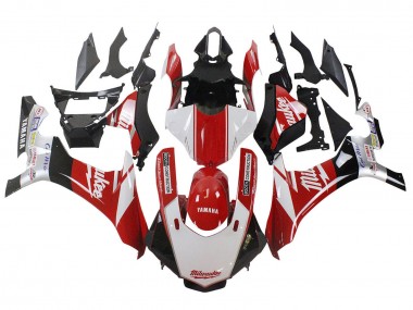 Großhandel Yamaha YZF 1000 R1 Motorrad Verkleidung 2020-2025 - Weiss Rot Schwarz Milwaukee