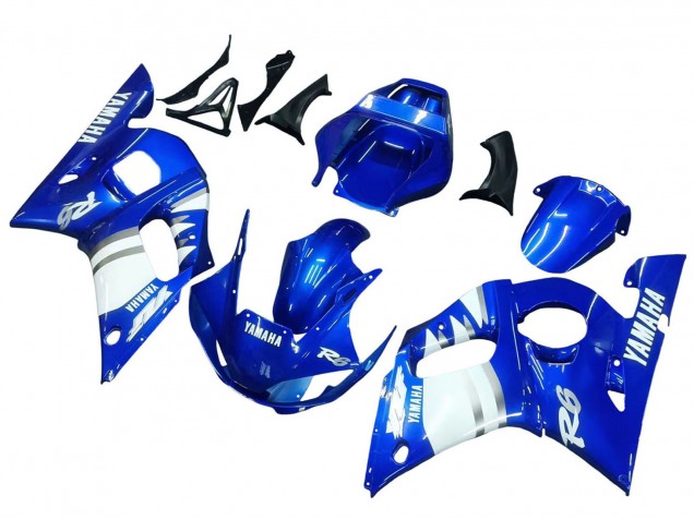 Großhandel Yamaha YZF 600 R6 Motorrad Verkleidung 1998-2002 - Blau Weiss