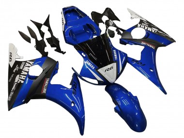 Großhandel Yamaha YZF R6 Motorrad Verkleidung 2003-2004 - Blau Weiss Glanzendes Schwarz Yamalube