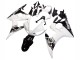 Großhandel Yamaha YZF R6 Motorrad Verkleidung 2003-2004 - Weiss Glanzendes Schwarz