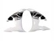 Großhandel Yamaha YZF R6 Motorrad Verkleidung 2003-2004 - Weiss Glanzendes Schwarz