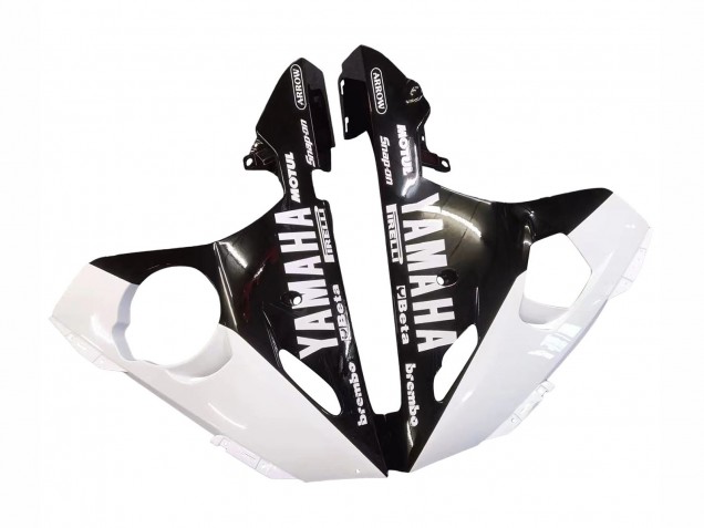 Großhandel Yamaha YZF R6 Motorrad Verkleidung 2003-2004 - Weiss Glanzendes Schwarz