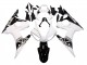 Großhandel Yamaha YZF R6 Motorrad Verkleidung 2003-2004 - Weiss Glanzendes Schwarz