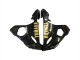 Großhandel Yamaha YZF R6S Motorrad Verkleidung 2006-2009 - Glanzendes Schwarz Gold Aufkleber