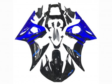 Großhandel Yamaha YZF R6 Motorrad Verkleidung 2003-2004 - Blau Glanzendes Schwarz