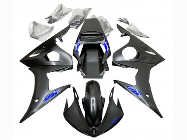Großhandel Yamaha YZF R6S Motorrad Verkleidung 2006-2009 - Matt Schwarz Blau