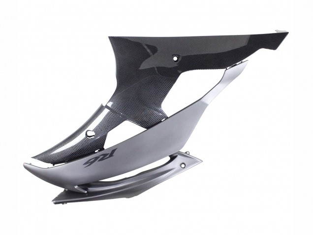 Großhandel Yamaha YZF 600 R6 Motorrad Verkleidung 2008-2016 - Grau Schwarz Carbonfaser Stil